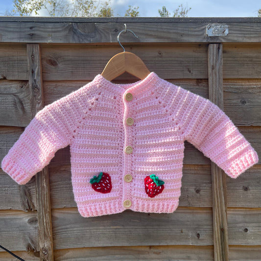 Berry Cute Cardigan size 6-12 months