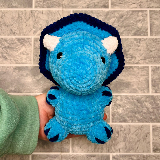 Blue baby triceratops